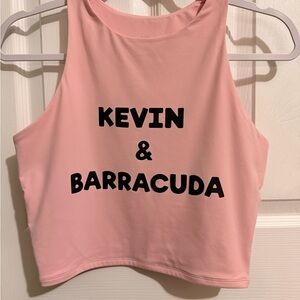 MGK Kevin & Barracuda Pink Crop Top